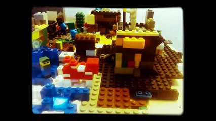 Lego minecraft over world speed building part 4