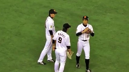 巨人 外野守備練習・ノック　2013.5.25