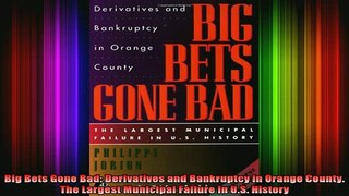 READ book  Big Bets Gone Bad Derivatives and Bankruptcy in Orange County The Largest Municipal Full Free