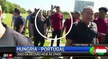 Cristiano revienta y tira el micro de un periodista a un lago