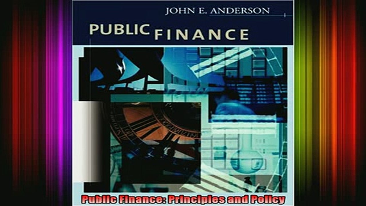 READ book  Public Finance Principles and Policy Full EBook
