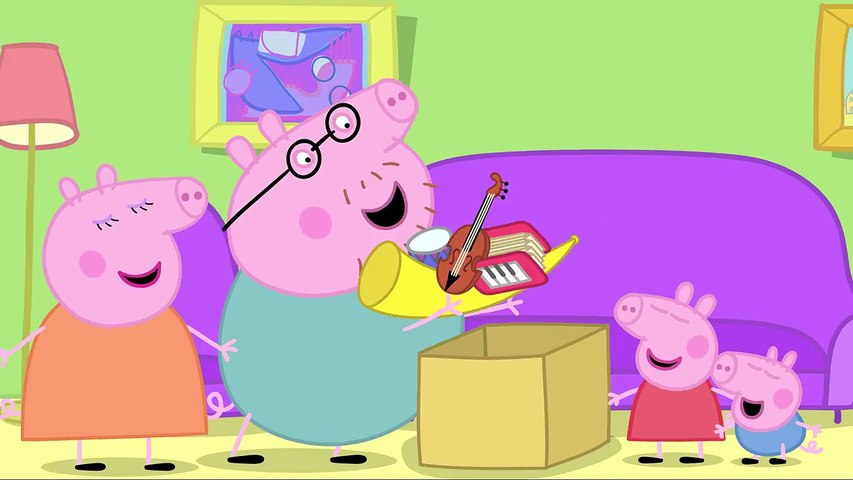 Peppa Pig - Playing musical instruments (clip) - Dailymotion Video