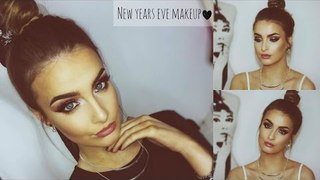 GRWM: New Years Eve Makeup Tutorial 2015 | Glitter Smokey Eye