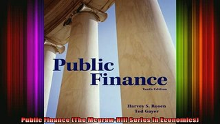 READ book  Public Finance The McgrawHill Series in Economics Full EBook
