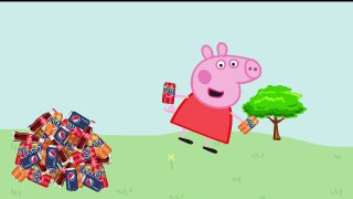Peppa Pig English Character Episodes  Peppa Pig Drinking Soda It Becomes Thick