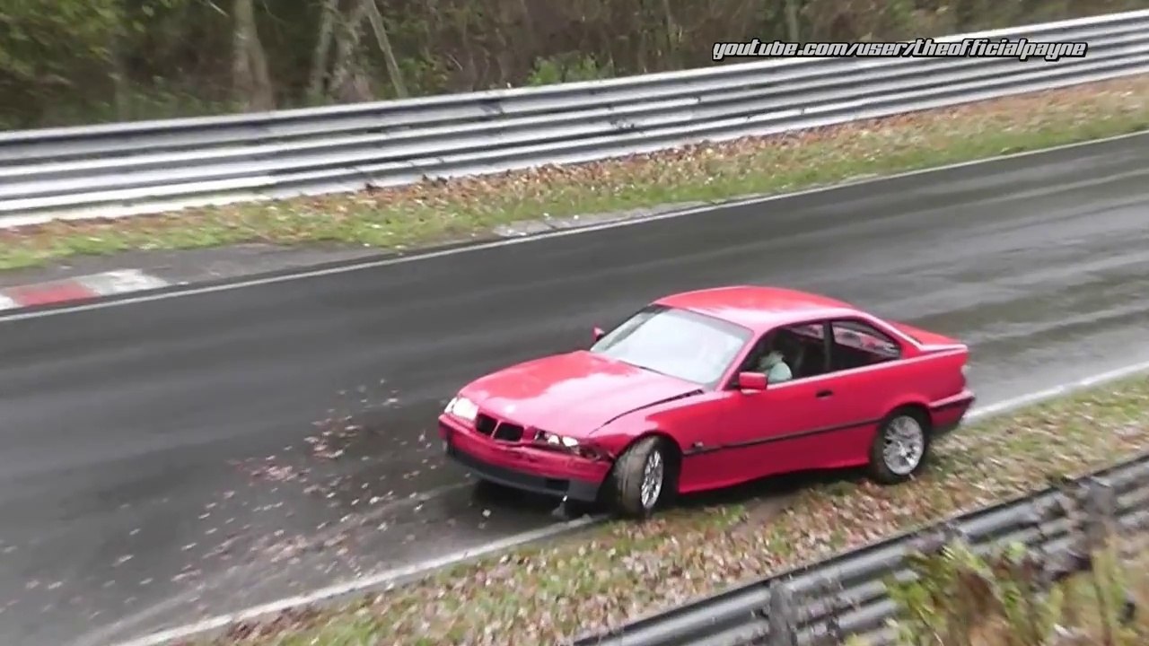 BMW CRASH Compilation  Nürburgring Nordschleife Spa Francorchamps M3 CSL Z4M FAIL Compilation
