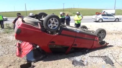 Yozgat - Otomobil Takla Attı: 5 Yaralı