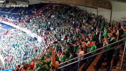 Northern Ireland fans still singing 20 minutes after final whistle