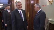 Başbakan Yıldırım KKTC Dışişleri Bakanı Tahsir Ertuğruloğlu'nu Kabul Etti