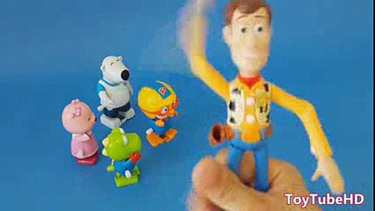 뽀로로4기 뽀로로 크롱 포비 vs 토이스토리3 카우보이 우디 장난감 대결