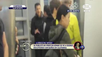 Descubrieron a Juan Carlos Osorio y Santiago Baños discutiendo