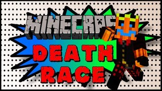 Minecraft Mini games -Death Race - Pumpkin Jumping Power Go!!!