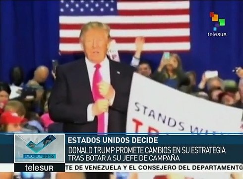 Donald Trump despide a su jefe de campaña Corey Lewandowski