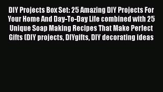 PDF DIY Projects Box Set: 25 Amazing DIY Projects For Your Home And Day-To-Day Life combined