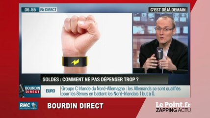 Un bracelet qui fait mal pour ne pas faire de folies pendant les soldes - Zapping du 22 juin