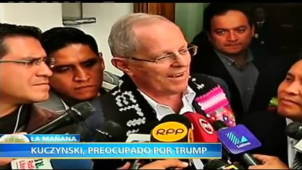 Kuczynski bromea con romper lazos con EE.UU. si Trump llega a la Casa Blanca