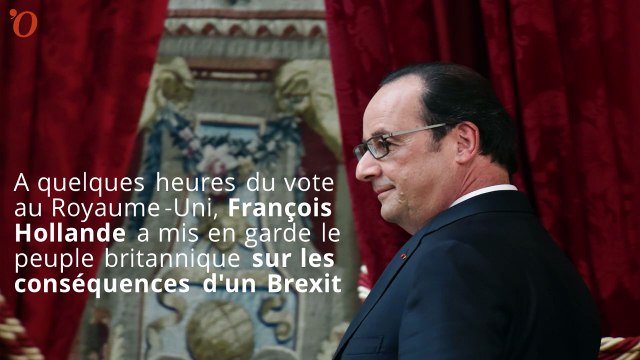 Brexit : l’avertissement de François Hollande