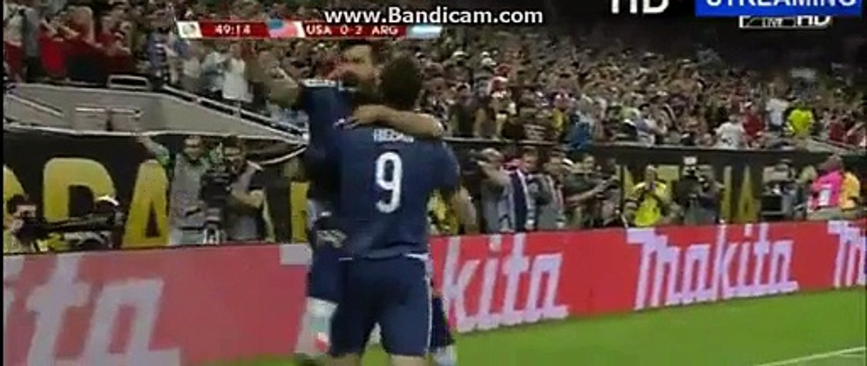 Gonzalo Higuaín Goal HD - USA 0-3 Argentina USA 2016