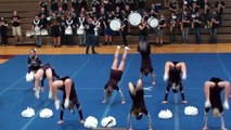 Rockridge Rockets Cheerleading Football at Homecoming  Pep Rally 9/25/14