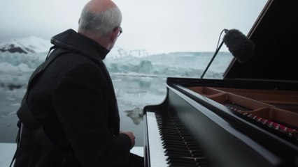 Pianist Ludovico Einaudi Performs Elegy While Floating in Arctic Ocean