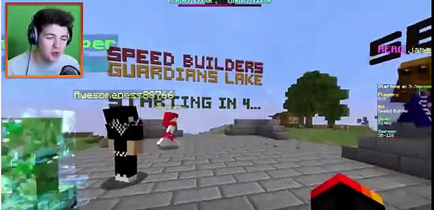 Minecraft SPEED BUILDER! (BUILD OR BE KILLED!) #1 w/PrestonPlayz