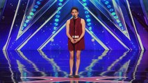 Calysta Bevier: Teen Cancer Survivor Gets Simon Cowell's Golden Buzzer - America's Got Talent 2016