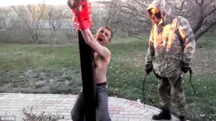 Ukrayna Askerleri Rus Ayrılıkçıyı Diri Diri Gömdü