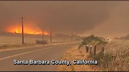 Impressionnante tornade de feu filmée en Californie