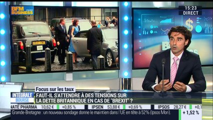 Focus sur les taux: "Pour l'instant, le mouvement est très significatif alors qu'on n'a pas encore le résultat du référendum britannique", Thierry Sarles - 23/06