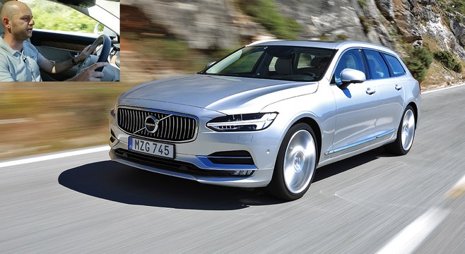 Volvo V90 D5 2017 [ESSAI VIDEO] : Couronne… de lauriers (prix, avis, équipements, fiche technique)
