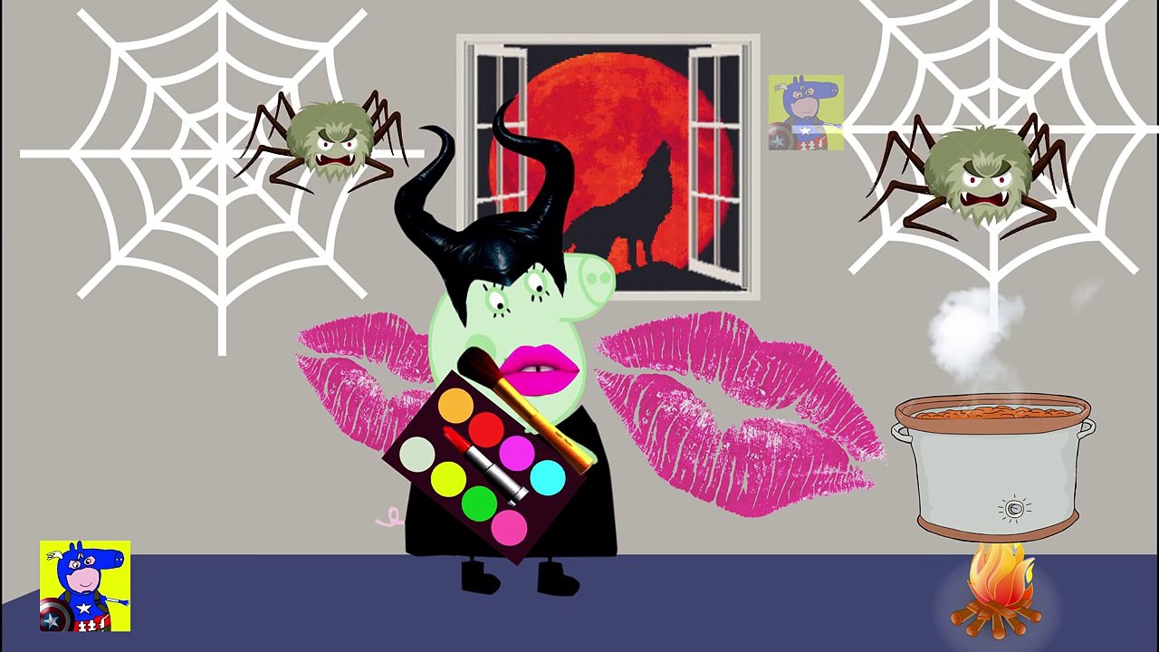PEPPA PIG WITCH MAKES MAKEUP LOVE STORY #LOVE STORY #NEW EPISODE PARODY Nursery Rhymes Lyrics