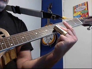 Anton Karas "third man theme" played slide "open G"