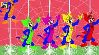 Tom and Jerry Spider man #Peppa pig Family Saviors The Beast Finger Family Nursery Rhymes Lyrics
