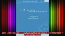 DOWNLOAD FREE Ebooks  Civil Economy Efficiency Equity Public Happiness Frontiers of Business Ethics Full Free