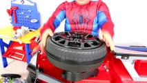 Unboxing New Spiderman Battery-Powered Ride On Super Car 6V Test Drive Park Playtime Fun Ckn Toys
