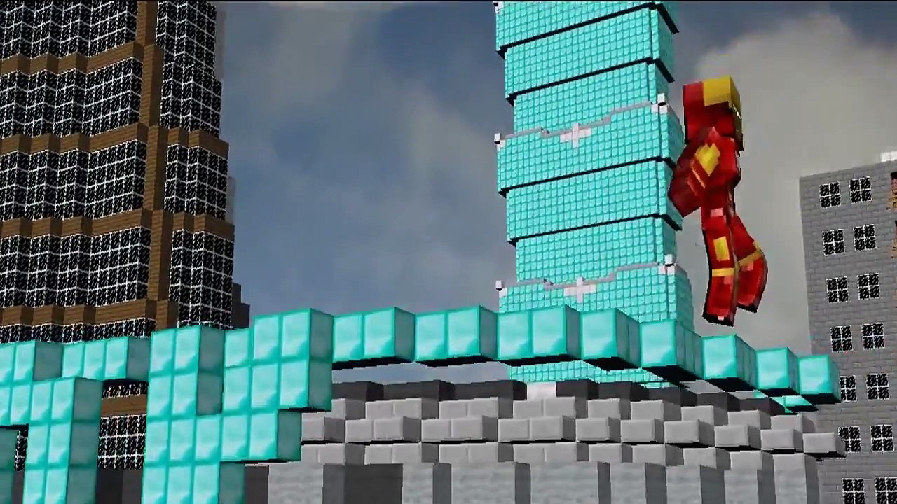 Avengers Age Of Ultron Trailer::Minecraft Animation