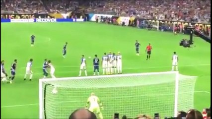 Copa América: El gol de Messi que supera el récord de Batistuta.