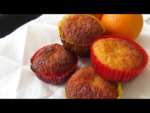 Как приготовить апельсиновые кексы. Portakalli CupCake nasıl yapılır