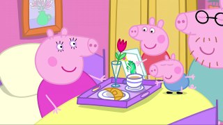 Peppa Pig Peppa Hornea Un Pastel clip