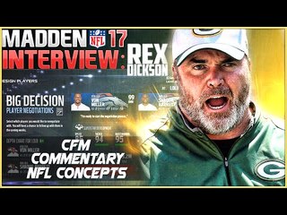 Madden 17 CFM, Commentary & NFL Concepts  - Interview with Rex Dickson - E3 2016