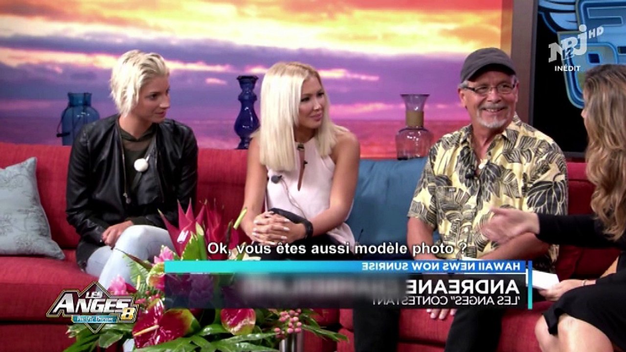 Raphael et Nikola se moquent d'Andréane sur sa prestation à la tv hawaienne !