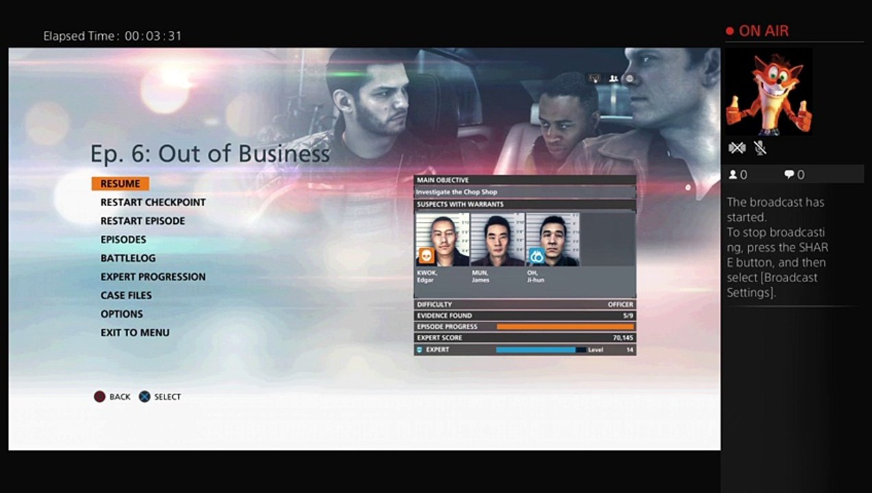 stevenblackshear's Live PS4 Broadcast