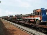 RoRo train on Konkan Railways