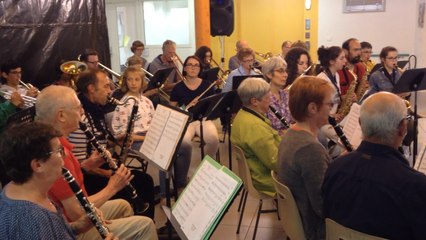 L'orchestre d'harmonie à l'Ehpad