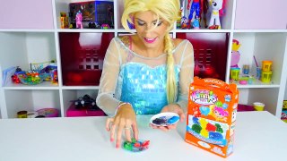 Frozen Elsa Yummy nummies Gummy Candy! + Peppa Pig Pic Nic Set & Baby Doll