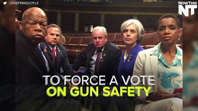 House Democrats Staged A Sit-In To Force A Vote On Gun Safety