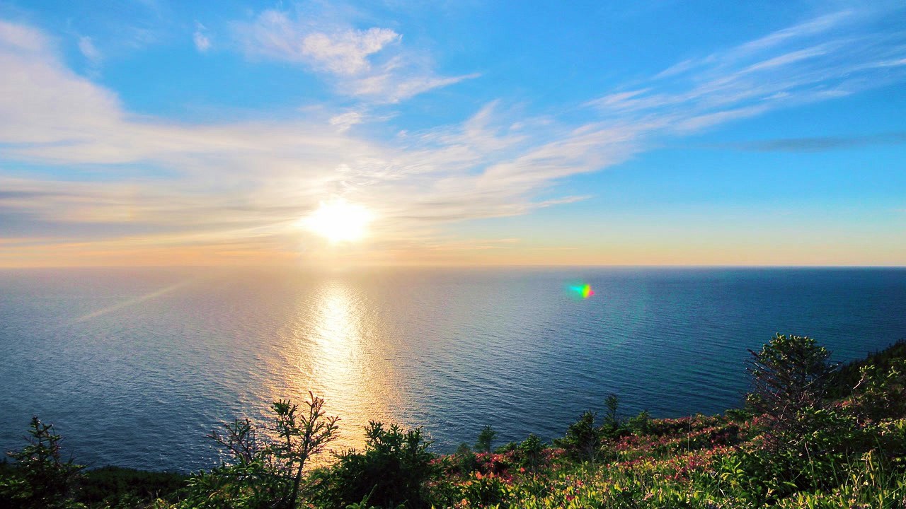 Sunset Time Lapse off of Skyline Trail, Cape Breton Nova Scotia.