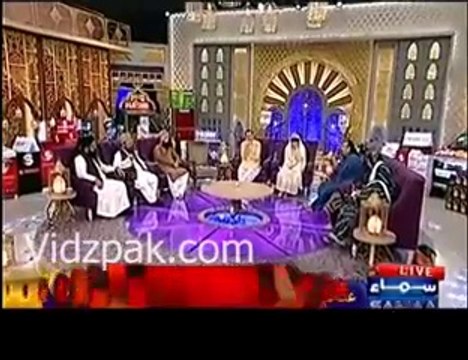 Amjad Sabri's last Kalam in today's Sehri, during which he started crying