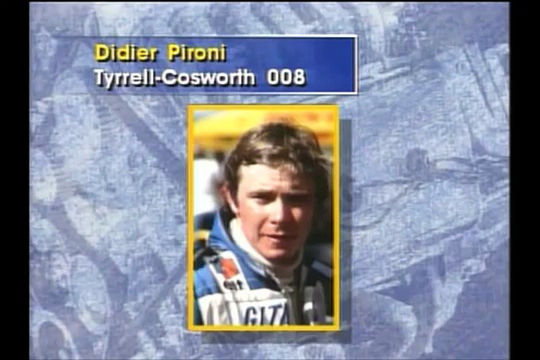 Didier Pironi at Hockenheim in Tyrrell 008