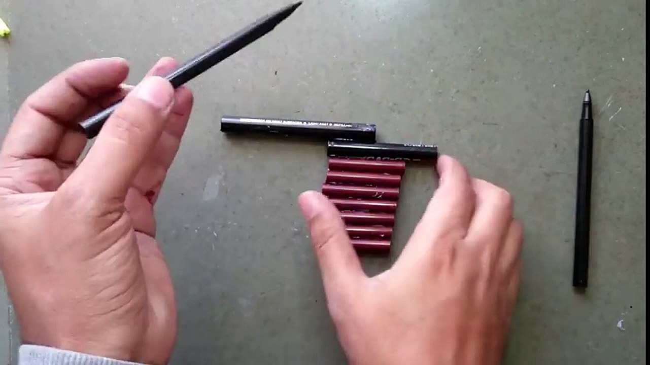 How to Make a Powerful Gun using Sketch Pen that shoots
